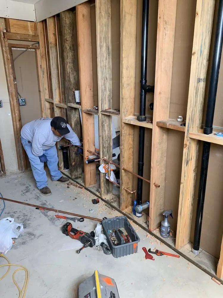 Commercial rough-in plumbing for Gas Line Repair in West Jordan